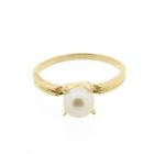 Image 3 of Gold ring with pearl