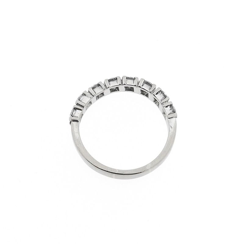Image 5 of 18-karat white gold ring with diamonds | 1.28 ct.