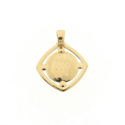 Image 1 of Gold pendant with the face of Jesus