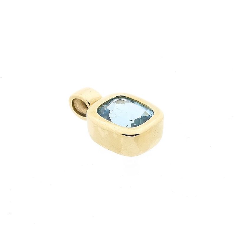 Image 3 of 8 Carat Pendant with Aquamarine