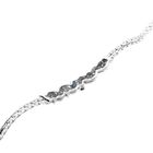 Image 9 of White Gold Cardano Link Bracelet with Sapphire & Diamonds