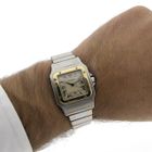 Image 15 of Cartier Santos Galbee; Gold/steel unisex watch