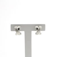 Silver clip-on earrings