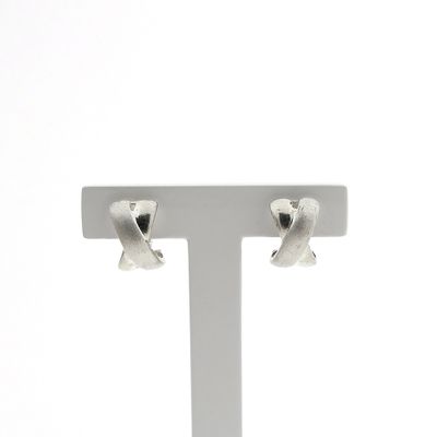 Image 1 of Silver clip-on earrings