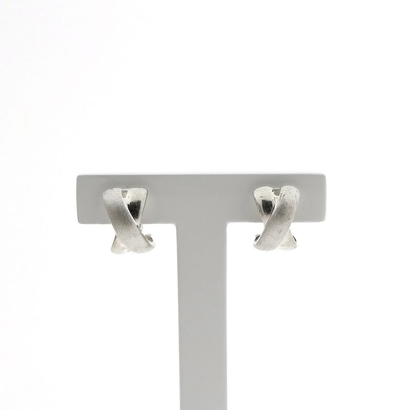 Image 1 of Silver clip-on earrings