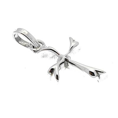 Silver pendant of a cross Image 2 of Silver pendant of a cross