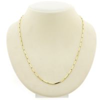 Gold chain with bars | 50.5 cm