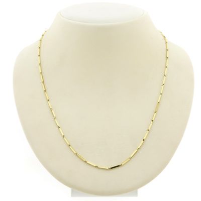 Image 1 of Gold chain with bars | 50.5 cm