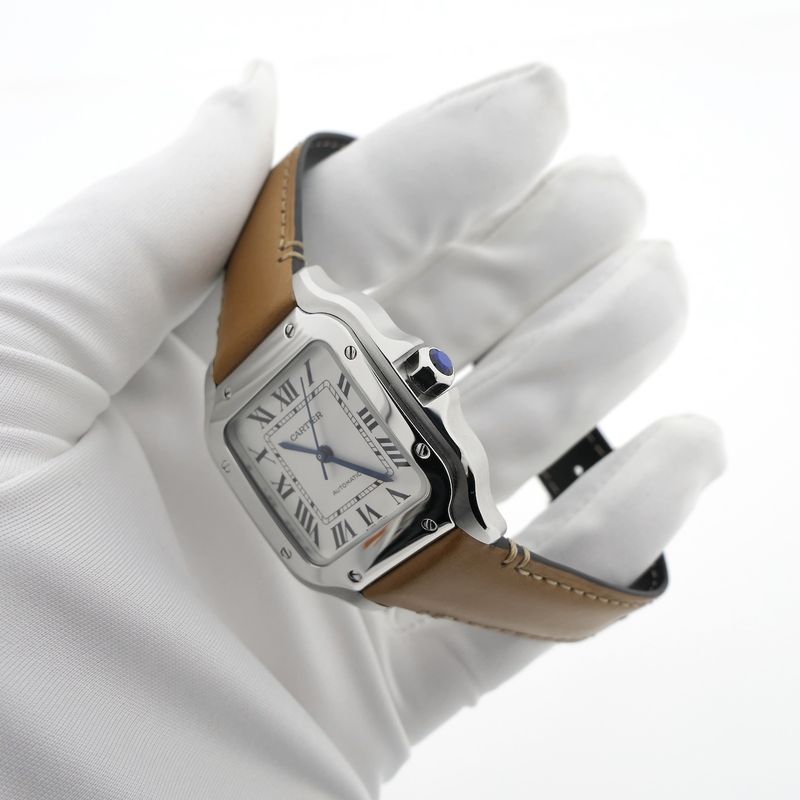 Image 12 of Cartier Santos 'Medium' 4075 WSSA0029; Automatic watch