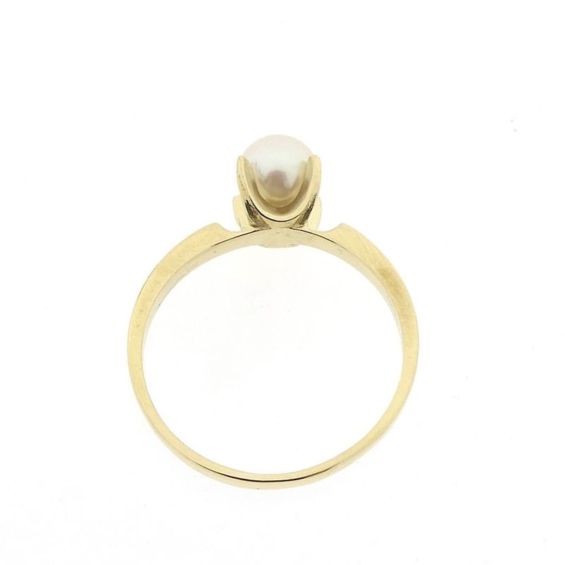 Image 5 of Gold ring with pearl