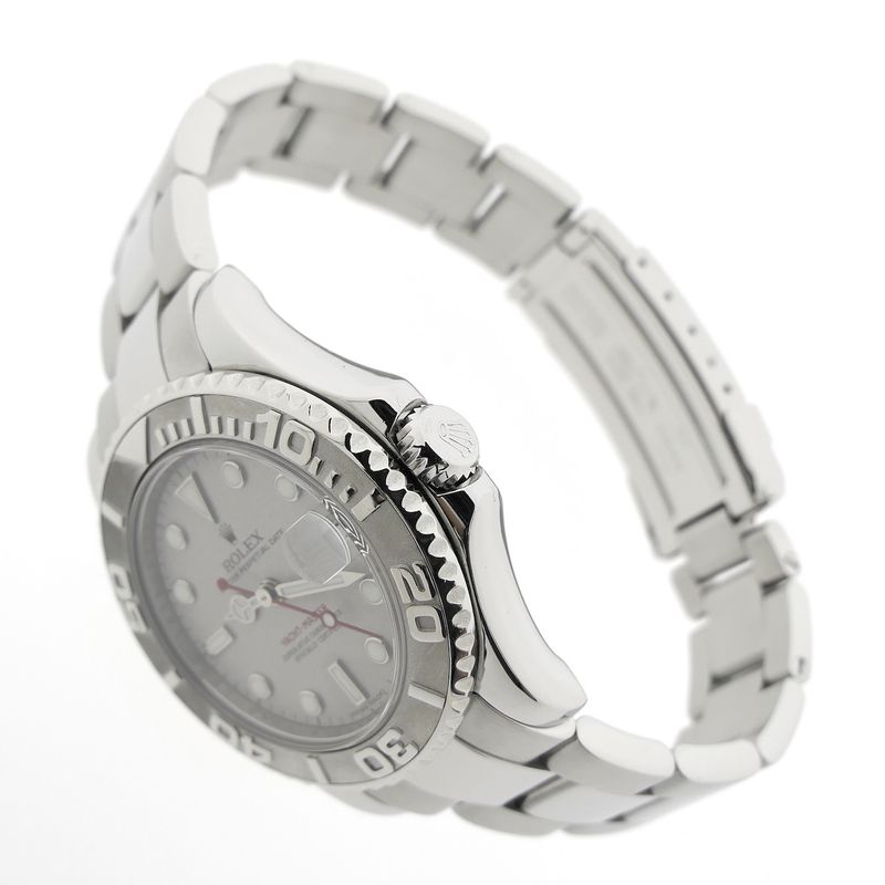 Image 13 of Rolex Yachtmaster 168622; Unisex watch with platinum bezel/dial