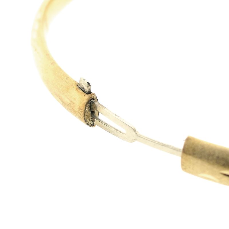 Image 5 of Golden Slave Bracelet with Engravings; Size M