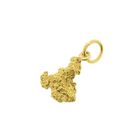 Image 9 of 22 carat gold pendant with a gold nugget