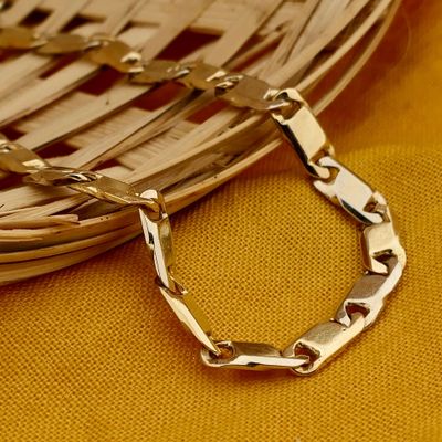 Image 2 of Bicolor gold infinity link bracelet