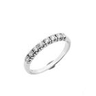 Afbeelding 1 van Witgouden rijring met diamanten; 0,40 ct.