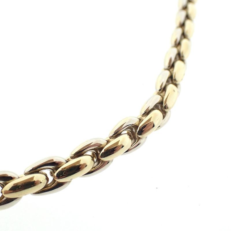 Image 5 of Two-tone gold link necklace