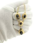 Image 9 of Antique gold necklace with garnet stones | 45.5 cm