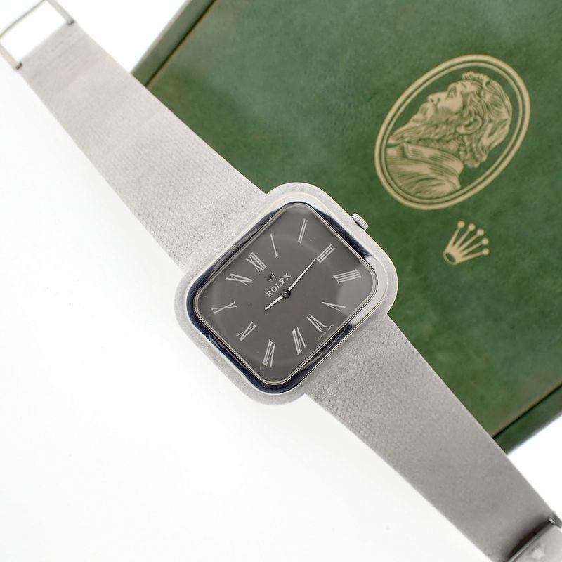 Image 9 of Rolex Cellini; Vintage 18k white gold men's watch