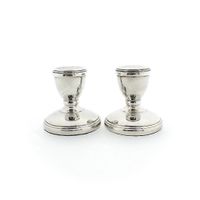 Set of silver candlesticks | English