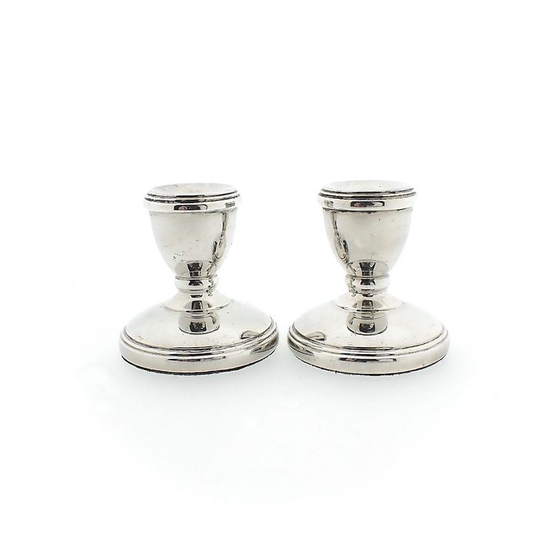 Image 1 of Set of silver candlesticks | English