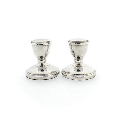 Set of silver candlesticks | English Image 1 of Set of silver candlesticks | English