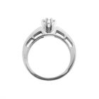 Image 10 of White gold ring with diamond | 0.25 ct.