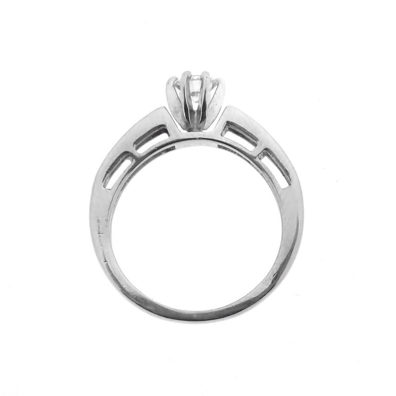 Image 10 of White gold ring with diamond | 0.25 ct.