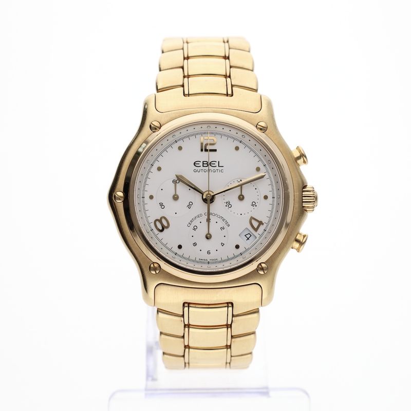 Image 16 of Ebel 1911 Le Modulor Chronograph E8137241; 18k gold men's watch