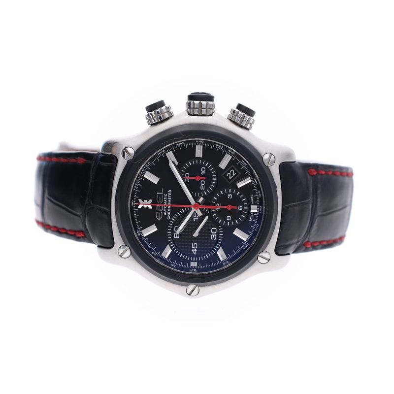 Image 12 of Ebel 1911 BTR Chronograph E9137L73; Automatic Watch