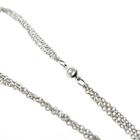 Image 11 of UTOPIA Art Deco white gold necklace with pearl and diamond 1.75 ct.