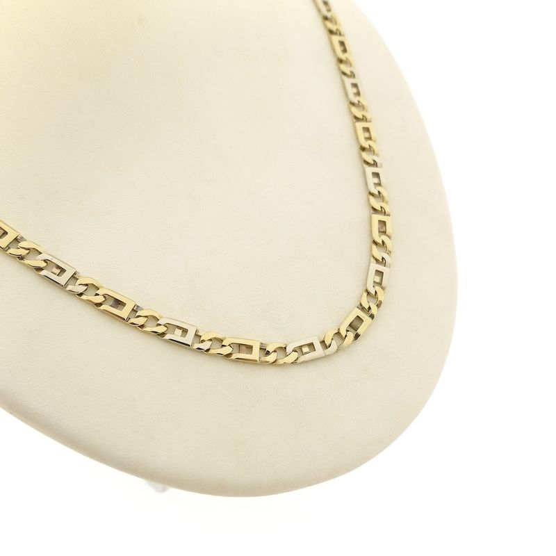 Image 2 of Two-tone gold navy link chain