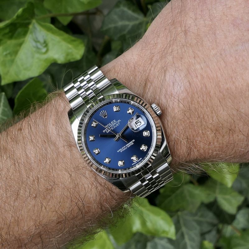 Image 18 of Rolex Datejust 36mm 116234; Automatic watch with diamond dial