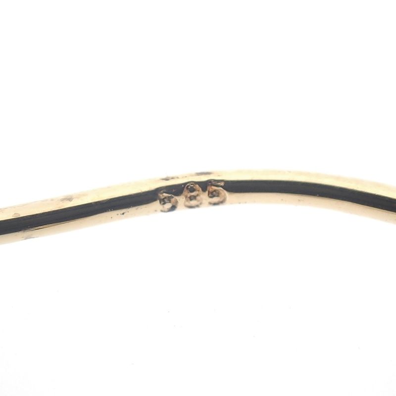 Image 7 of Gold lapidary earrings | Ø 18 mm