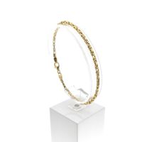 Gold king's link bracelet | 21.5 cm