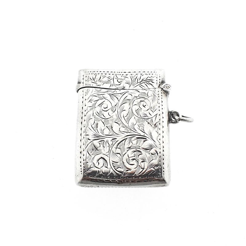 Image 6 of Silver matchbox/tinderbox | Antique