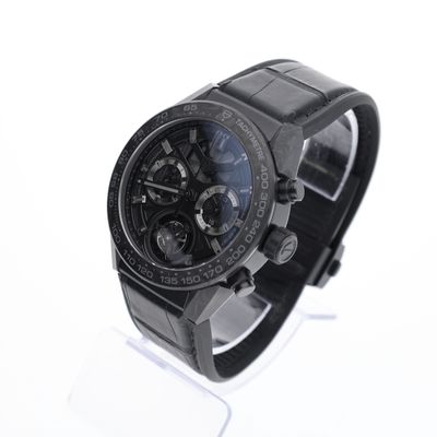 TAG Heuer Carrera Carbon Heuer 02T 'Phantom' Tourbillon CAR5A8P.FC6415; Automatic men's watch Image 2 of TAG Heuer Carrera Carbon Heuer 02T 'Phantom' Tourbillon CAR5A8P.FC6415; Automatic men's watch