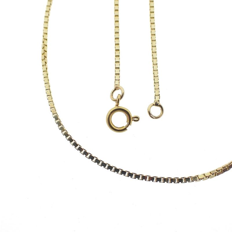 Image 1 of Gold Venetian chain | 42 cm