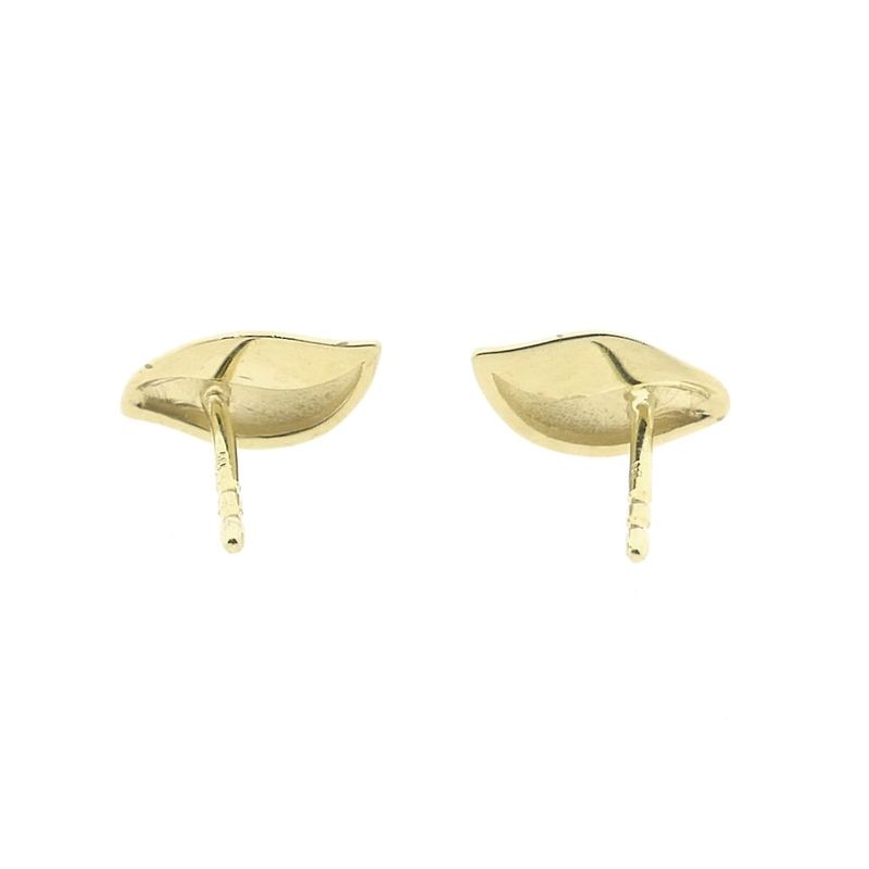 Image 8 of Two-tone gold stud earrings