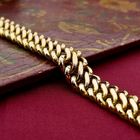 Image 2 of Gold French Gourmet Link Bracelet; 14 Carat; 19.5 cm