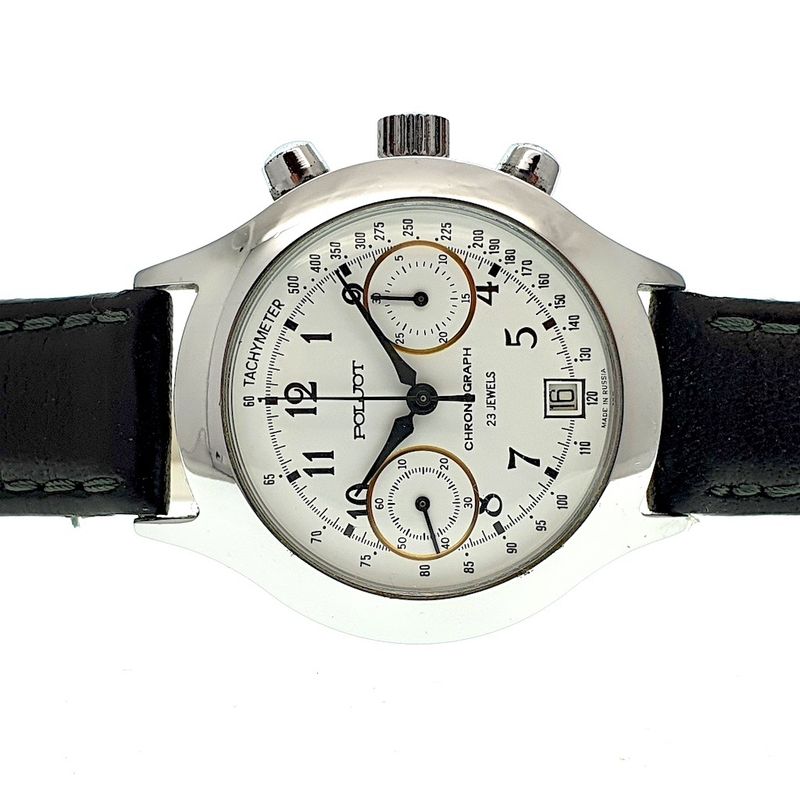 Image 9 of Poljot USSR; Chronograph men's watch