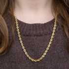 Image 9 of Gold twisted link chain