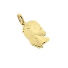 Image 5 of Gold pendant with the face of Jesus