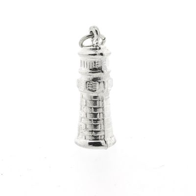 Image 1 of Silver charm; Lighthouse