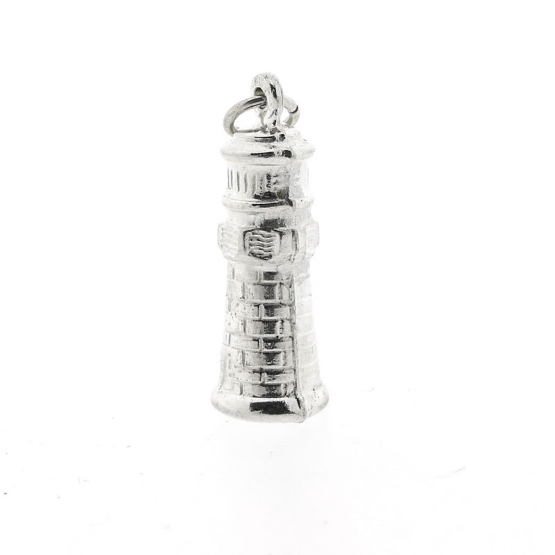 Image 1 of Silver charm; Lighthouse