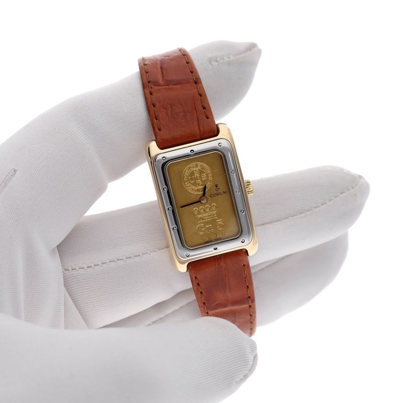 Image 14 of Corum Ingot 5Gr. 24.300.21; 18k. Women's watch with gold bar