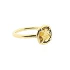 Image 3 of Vintage gold solitaire ring with citrine