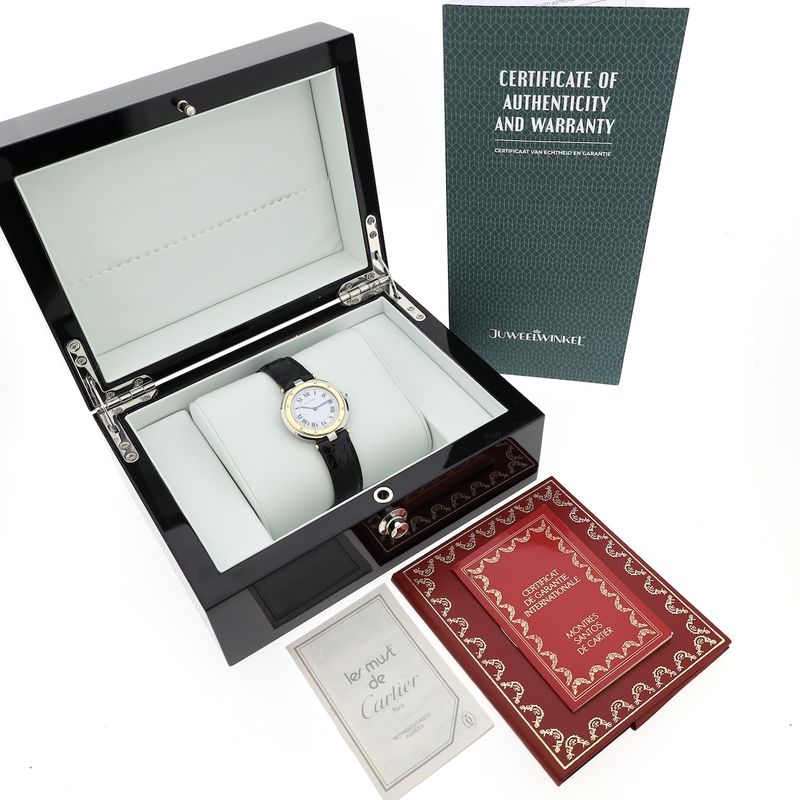 Image 18 of Cartier Santos Vendôme Ronde 8191; 18k gold/steel women's watch