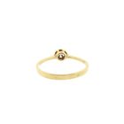 Image 4 of Gold solitaire ring with diamond; 0.02 ct.