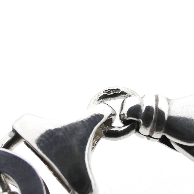 Image 8 of Long silver flat king chain | 72 cm