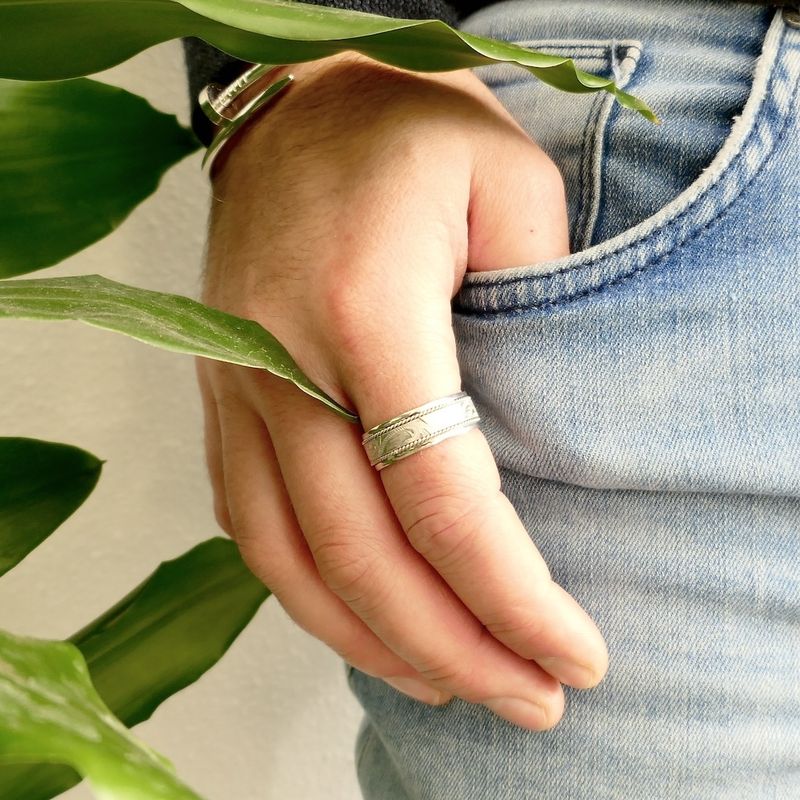 Image 7 of Novell white gold men's ring